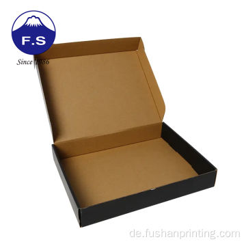 Luxus schwarzes Papppapierverpackungsbox für Pullover